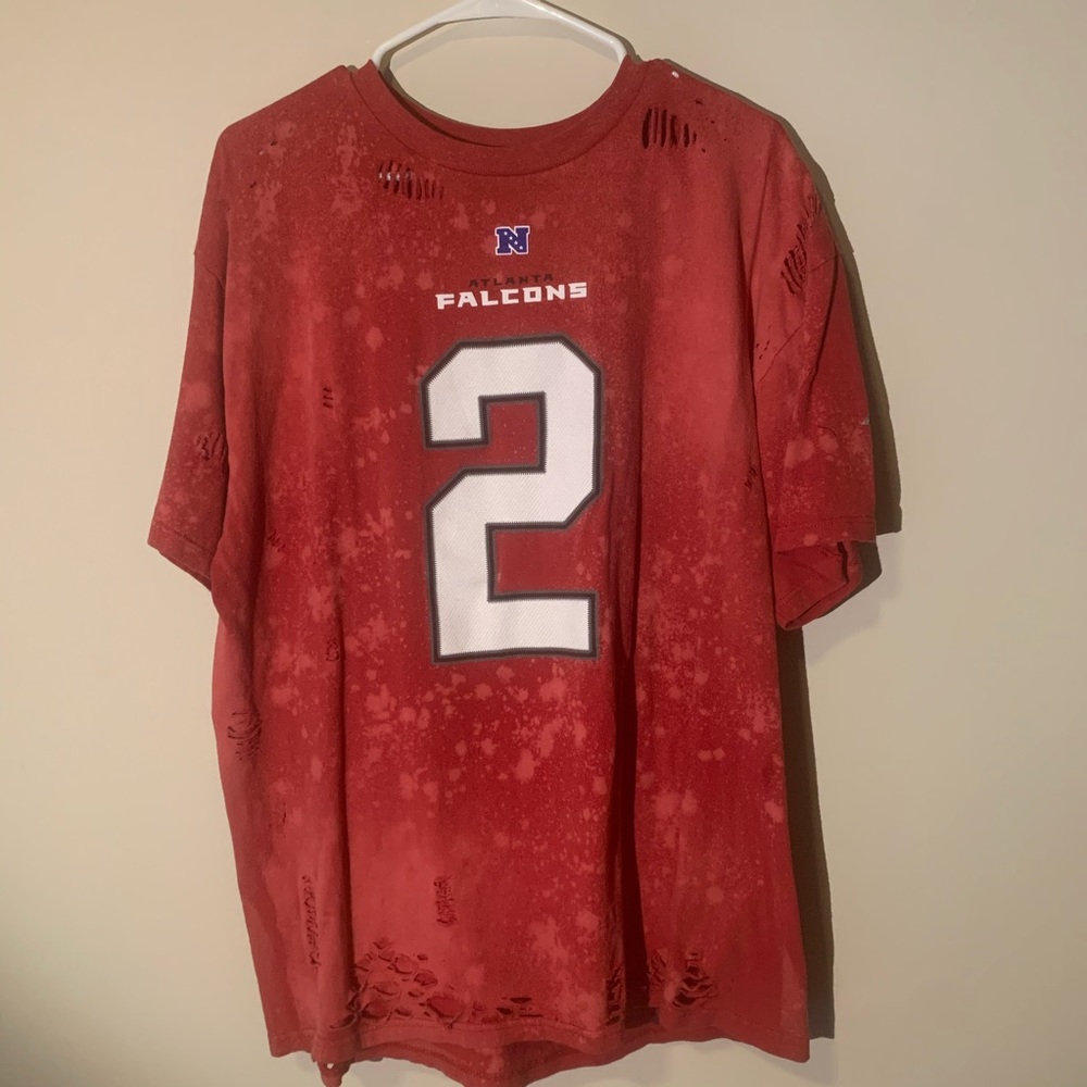 Bleached & Distressed Atlanta Falcons T-Shirt